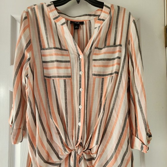 AGB CUTE SUMMER Linen Top n Pants Set - Picture 1 of 9